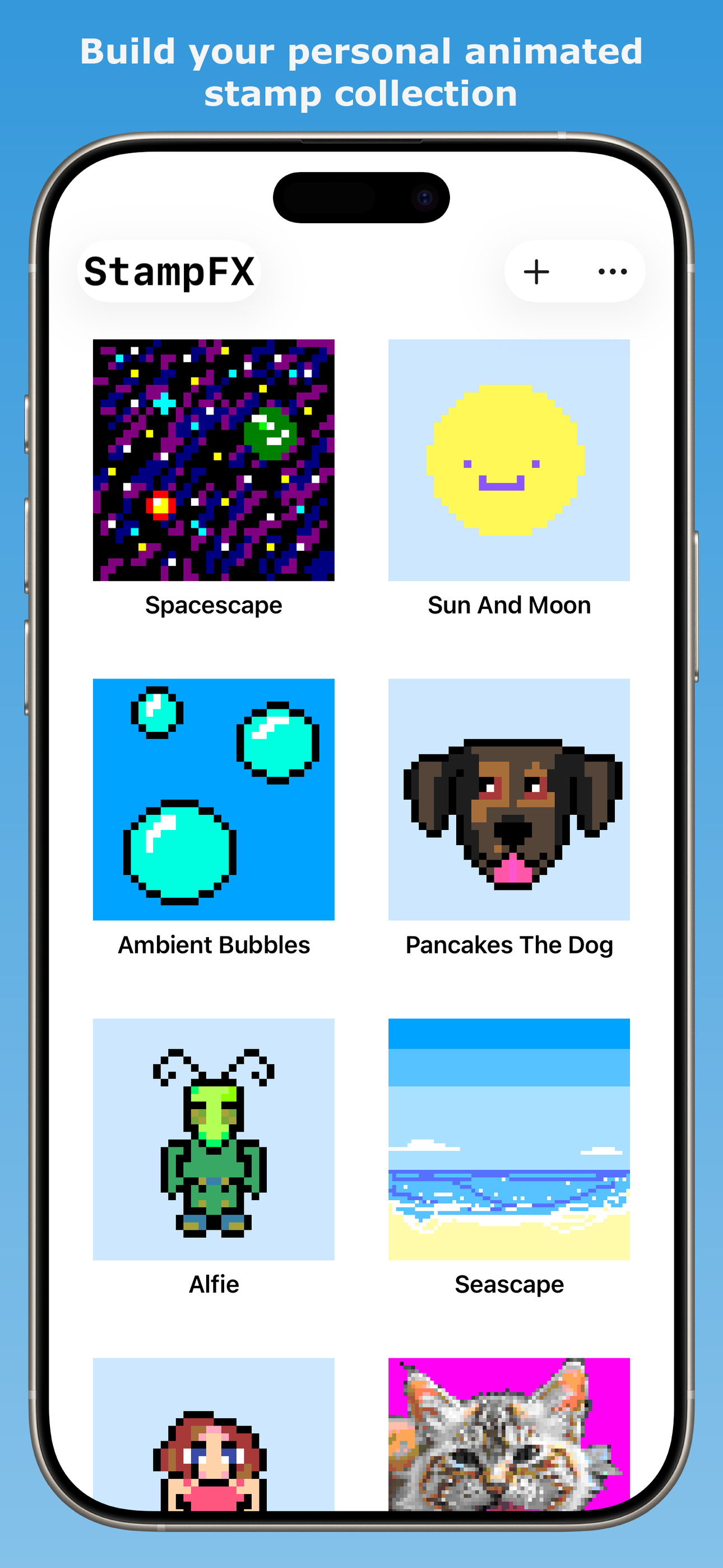 StampFX Home Screen